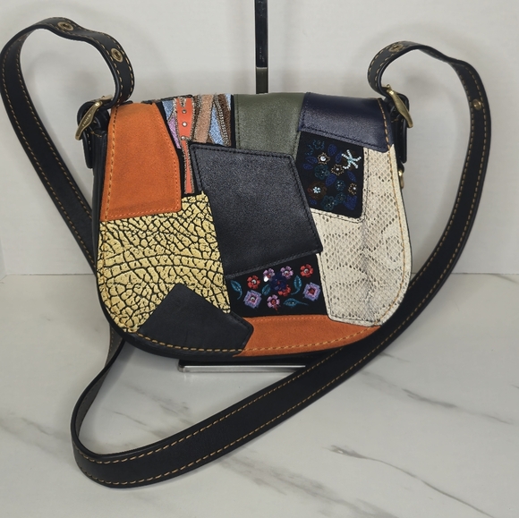 Coach Patchwork Saddle Bag Coach 1941 SD-20115 RARE LIMITED EDITION - Picture 2 of 13